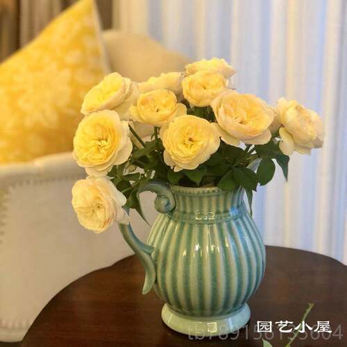 高档花客友福特价大号北欧花瓶摆陶瓷利器摆件厅件花器干花装饰摆