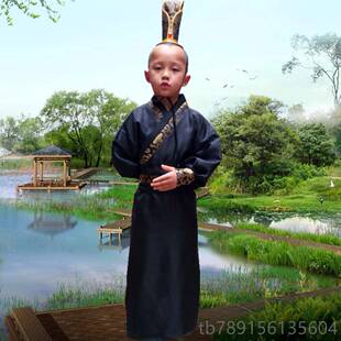 高档童古装儿鸿门宴演出范装服刘邦项羽增项伯良樊哙项庄霸王别姬