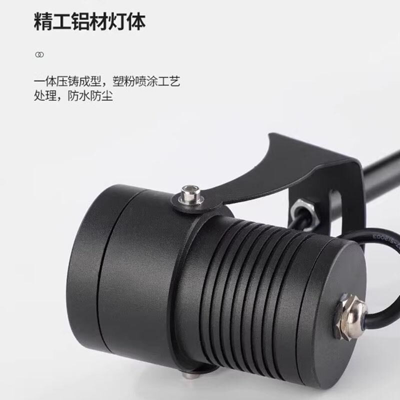 led户外射灯店铺门口招牌v灯防水商用店面门头墙壁广告牌匾投光灯