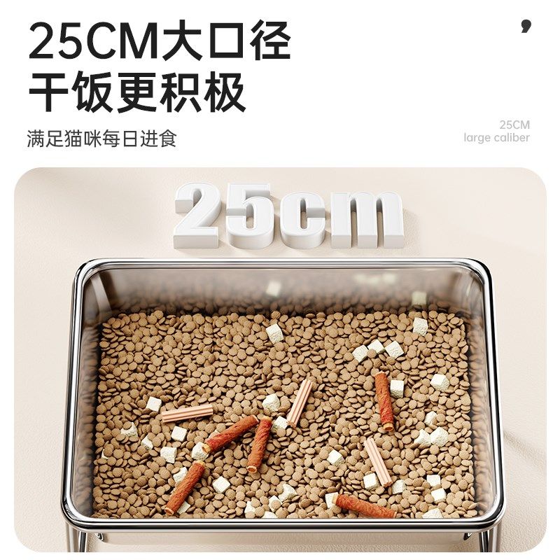 狗碗狗盆宠物碗狗食盆水碗狗狗喝水增高架护颈不锈钢X饭碗猫粮猫