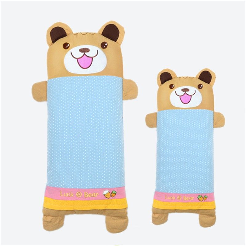 宝宝幼新生婴儿童枕头用品防偏头全棉荞麦卡I通加长定型0-1-3-6岁