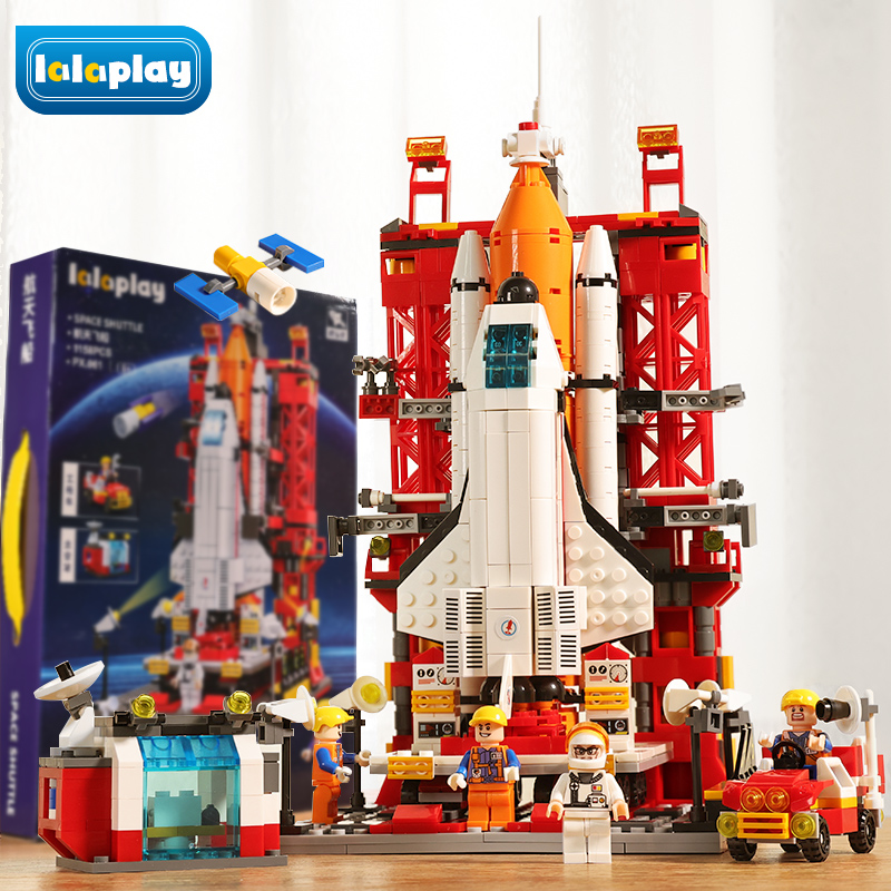 航天飞机积木玩具益l智拼装儿童拼图男孩6一13岁生日礼物8男童模