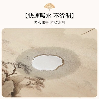 桌布餐边柜电视柜桌面保护垫硅藻泥吸水鞋柜玄关S台面茶几桌垫定