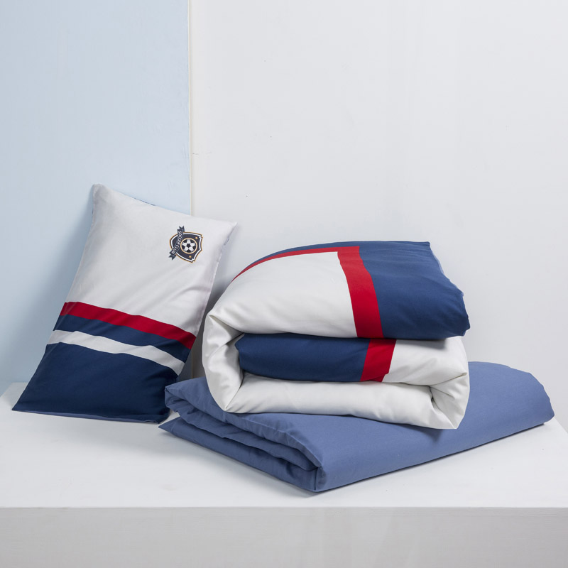 学院风全棉幼儿园被子三件套含芯六件套N宝宝午睡入园床品夏季