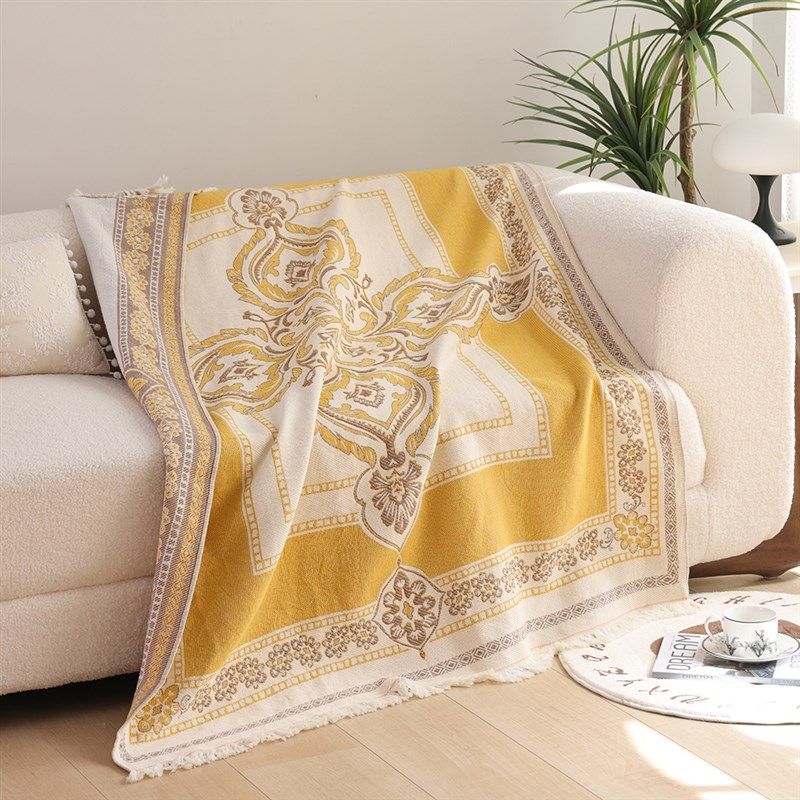 纯棉纱布沙发巾盖毯四季通用新款空调毯柔软成人全棉办Z公室午休,床上用品,休闲毯/毛毯/绒毯,淘宝优惠券,粉丝福利购,淘宝优惠卷