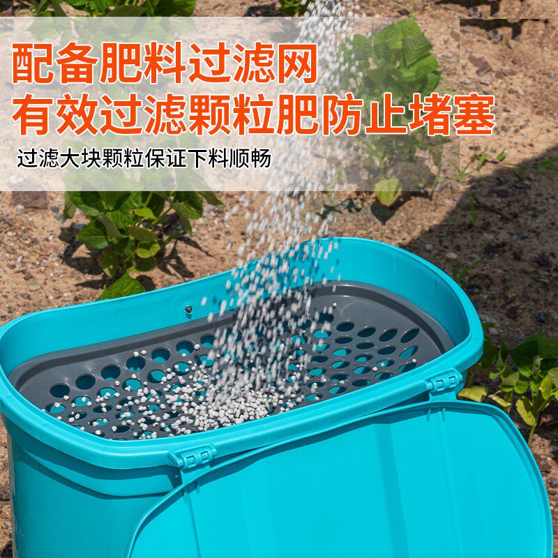 新款施肥神d器农用施肥器肥料化肥追肥工具果树铁锹入土手动撒肥