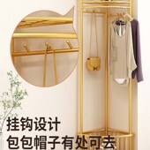 转角衣帽架落地卧室简易拐角挂衣架靠墙收纳神器S角落晾衣架脏衣