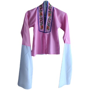 儿童戏曲练功g服水袖 小孩女 男女童舞蹈演出服秦腔京豫剧表演服装