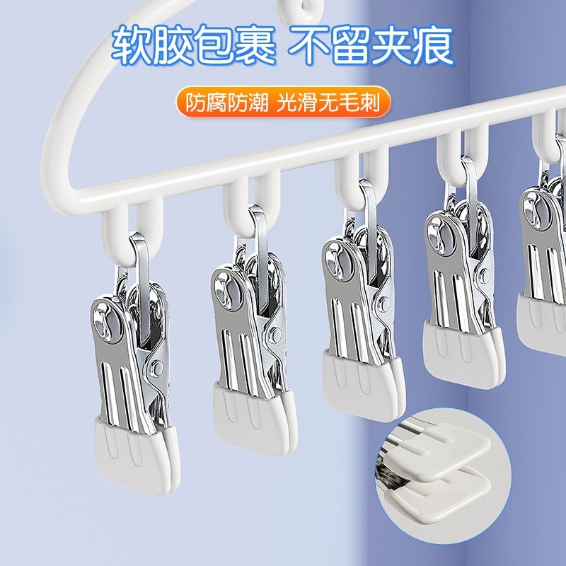 婴儿衣架宝宝专用新生儿挂衣架家用儿童衣服架子无痕Z晒袜子神器