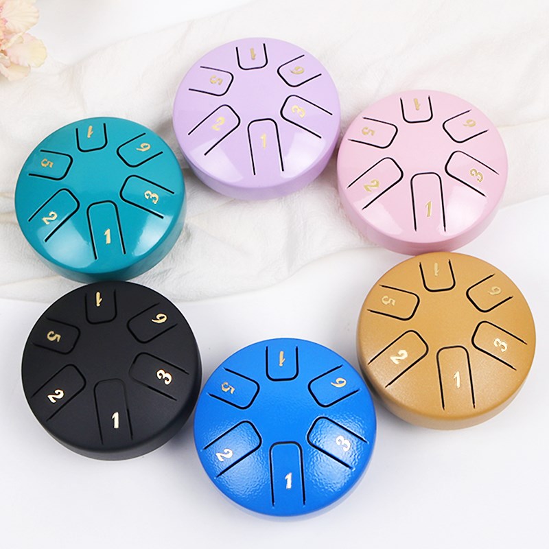 迷你空灵鼓 3寸3.8寸4.5寸6音C8音迷你小鼓 儿童音乐启蒙初学乐器