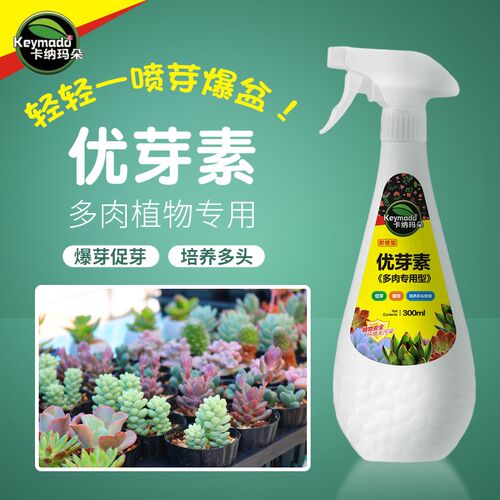 卡纳玛朵 多肉爆芽促芽分化防徒长控H型多肉植物通用优芽素矮胖素