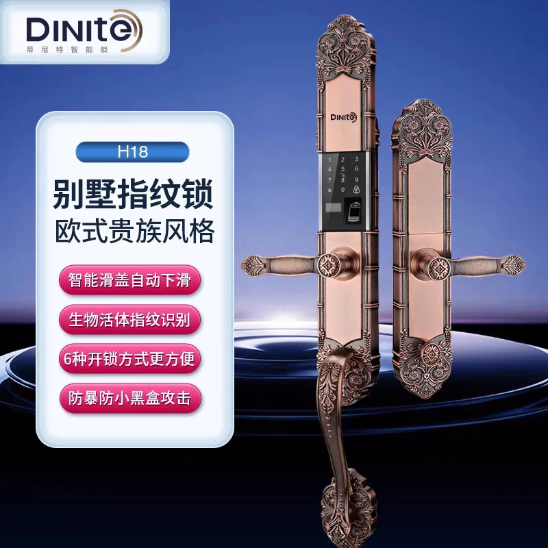 帝尼特H18别墅门 指纹锁电子锁 包 全新原厂正品 假一赔十