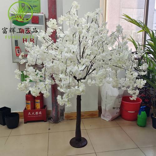 仿真大型樱花树造景装饰塑胶许愿树道具人造海棠花高端假树桃花树
