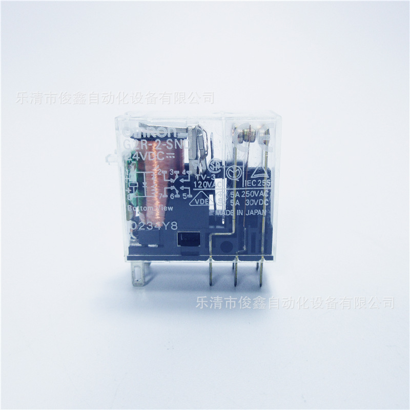 原装正品 小型继电器G2R-2-SND 24VDC 8脚带二级管保护