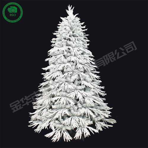 跨境新款仿真圣诞树节日装饰品摆件加密落雪PE/PVC植绒圣诞树厂家