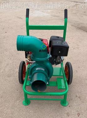 智能水肥汽油水款泵 汽油6寸推车离抽心泵 农田灌溉离便携VVD心泵