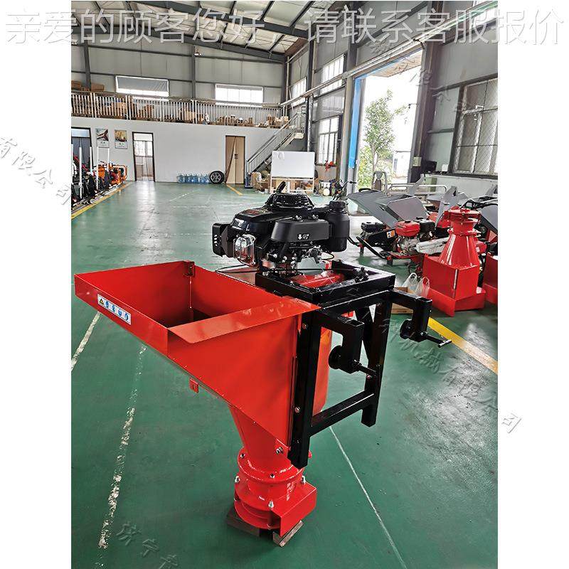 车载后置融雪盐扬撒机冬季路面冰雪盐颗破粒490撒撒播机汽油融剂