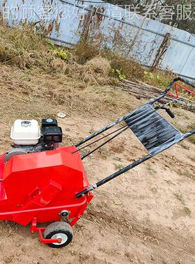 手式汽油草打25966推机 草地坪增氧透气钻孔机 自走式孔打眼机