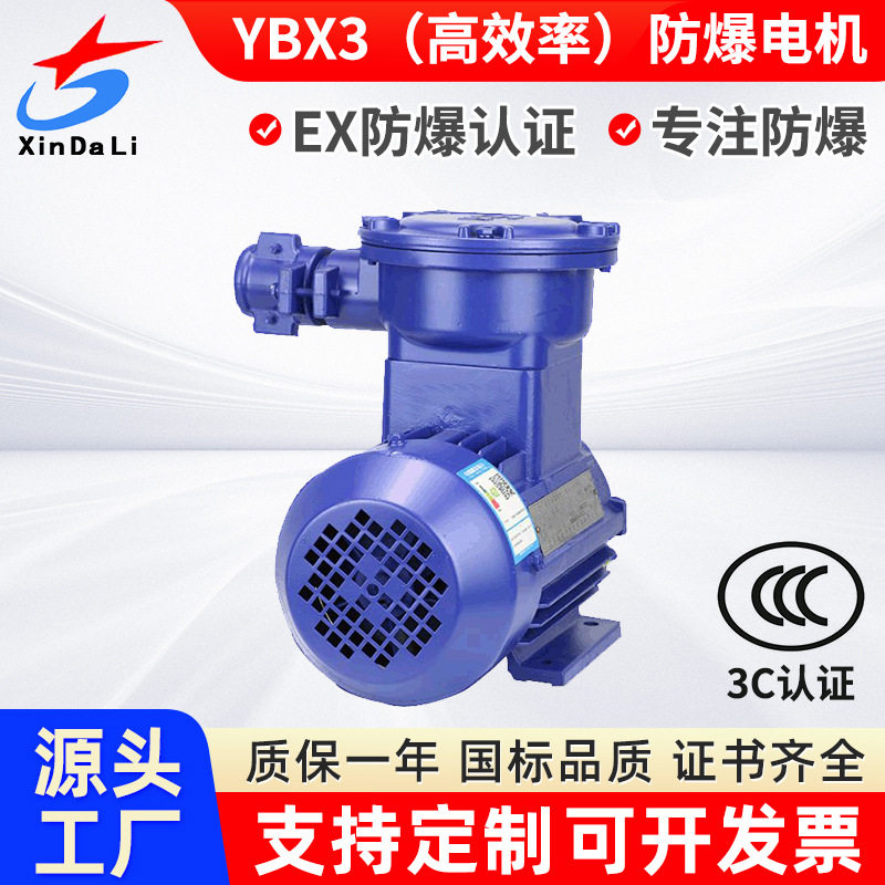 粉尘防爆 BT4防爆电机 防爆电机 立式电动机 YBX3-80M1-2/0.75KW