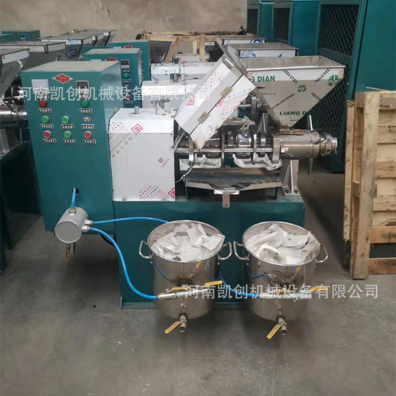 中小型全自动榨油机新型花生菜籽油压榨机螺杆式葵花籽芝麻榨油机