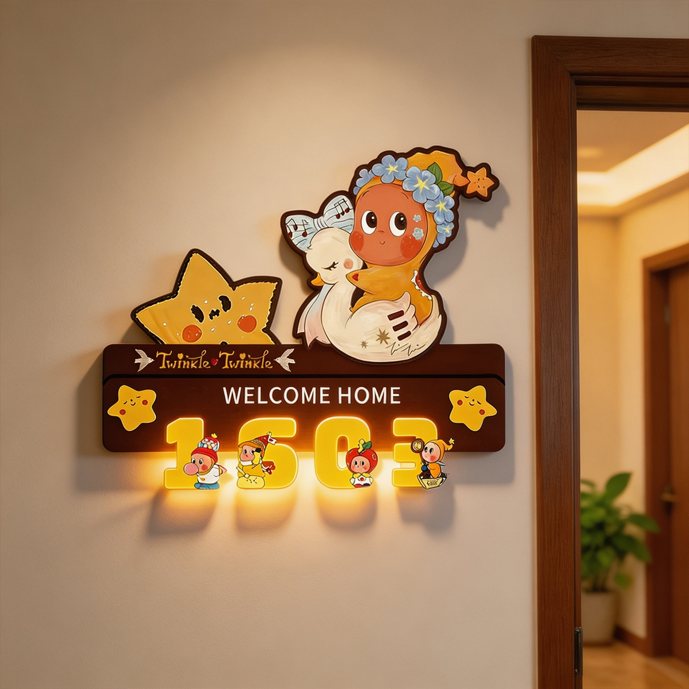 【新款特惠】磁吸发光门牌