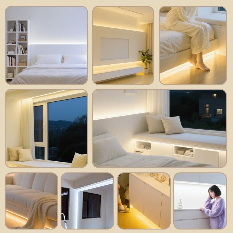 窗帘盒灯带自粘免布线led插电usb智能无线遥控灯条床头卧室装饰灯,家装灯饰光源,室内LED灯带,淘宝优惠券,粉丝福利购,淘宝优惠卷