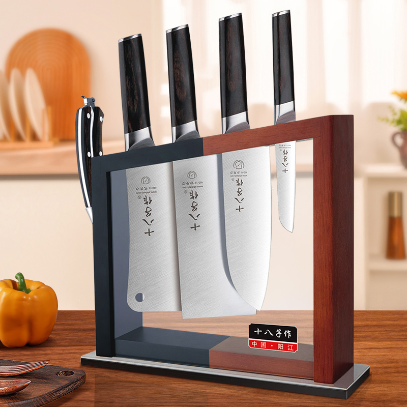 十八子作刀具套装组合菜刀菜板二合一厨房家用砍切骨厨具全套正品