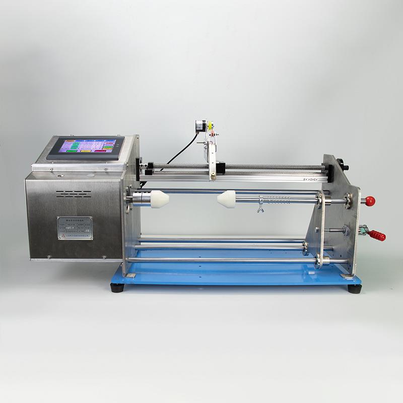 鱼线分装机排线绕线机器单边平行卷排线绞线计米数圈漆包线PLC