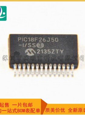 PIC18F26J50-I/SS MCU 8BIT 64KB FLASH 28SSOP封装 集成电路