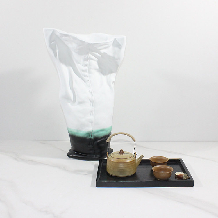 新中式水墨渐变花瓶样板间家居酒店民宿组合软装花器工艺品摆件,模玩/动漫/周边/娃圈三坑/桌游,文化/体育周边,淘宝优惠券,粉丝福利购,淘宝优惠卷