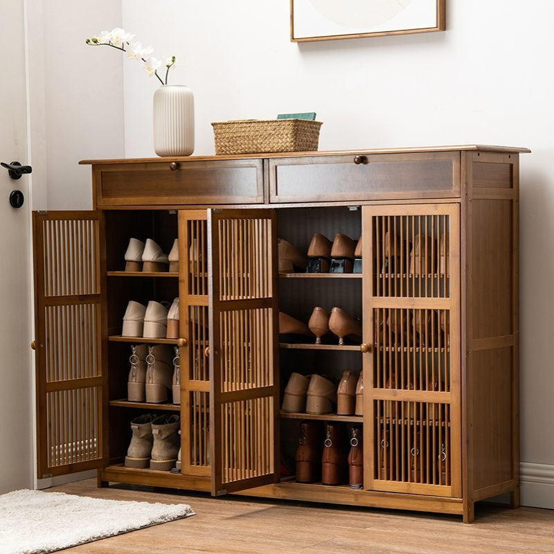 入户鞋柜家用门口带凳子可坐楼道室外过道电梯口玄关柜坐凳一体