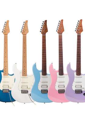 Farida法丽达电吉他F2020/3030初学入门进阶白色黑色成人儿童演出