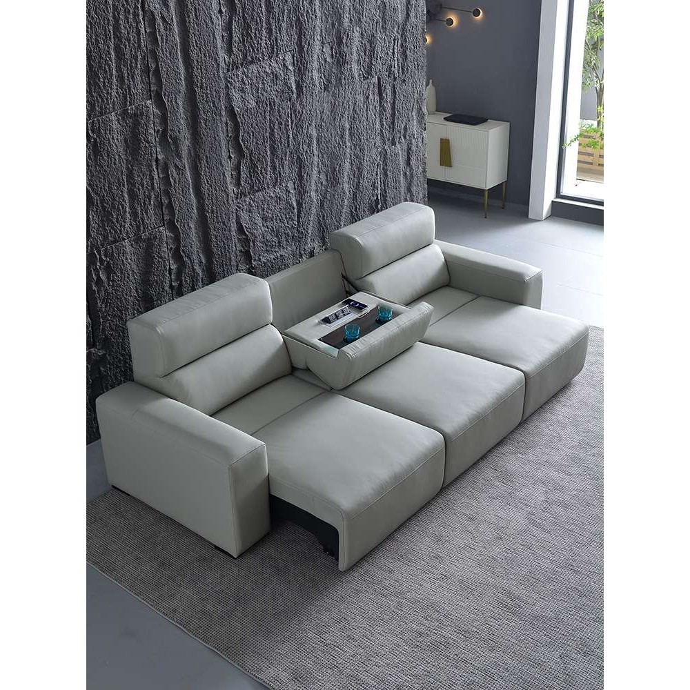 家庭影院ktv沙发影音多位休闲伸缩多功能家庭影院客厅头等可躺