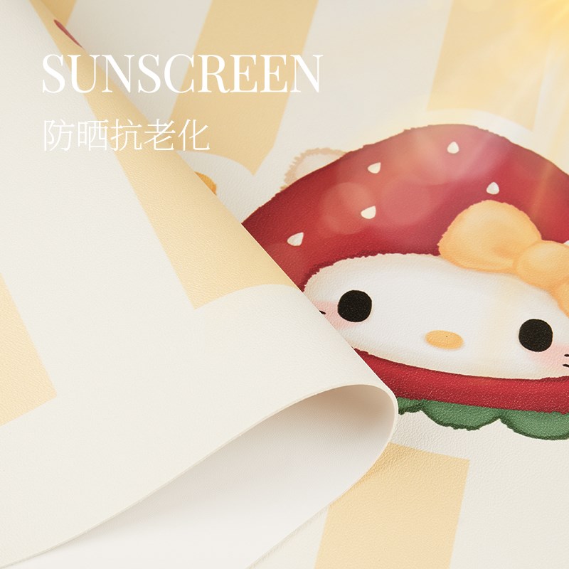 滚筒洗衣机盖垫皮革冰箱防尘盖布防水防晒台面垫子卡通床头柜罩套