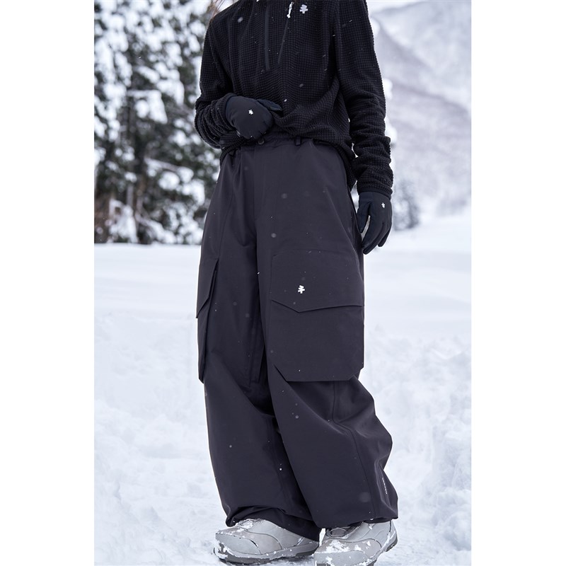 awka滑雪裤女款男2025新款单板双板宽松加厚防水防风防寒雪地裤子