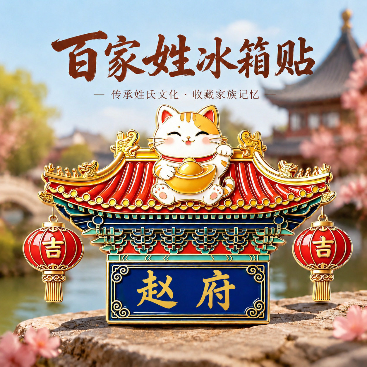 国风郭赵杨王吴刘黄谢李陈姓氏锌
