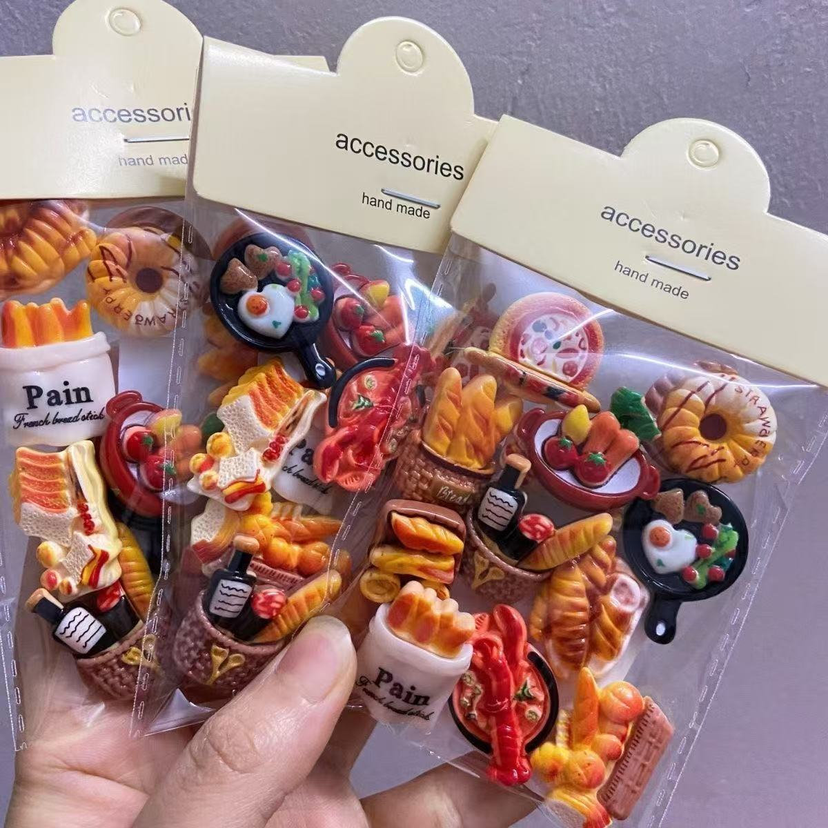 可爱卡通面包磁力贴迷你仿真欧包