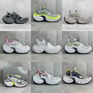 巴黎风复古做旧6XL老爹鞋 男女情侣厚底增高低帮运动系带休闲潮鞋