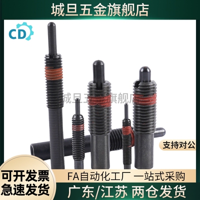 PJX3/4/5/6/8/10/12/16/20/24超重载型弹簧柱塞 伸缩弹顶销 ZAP13