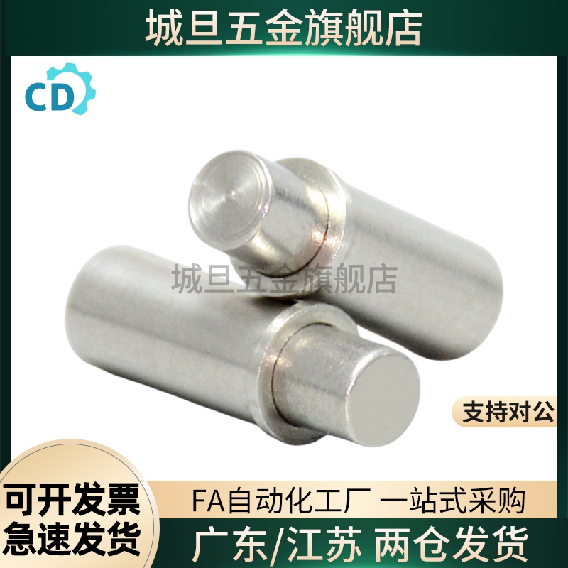 304平头型小径弹簧柱塞MPFL/MPFH1.5/2/3/4/5-1.5/3/4/6/8/9/12