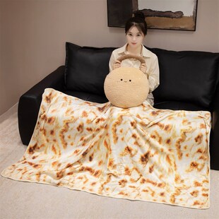 精选可爱卡通毛绒抱枕被子两用办公室午睡枕头毯子二合一车用折叠