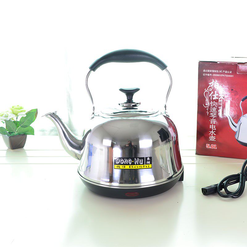 东湖电水壶不锈钢柏仕琴音4L-5L开水壶 茶壶 安全烧水壶自动断电