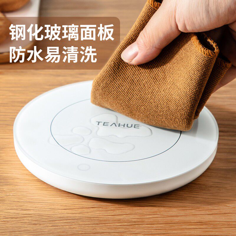 忆壶茶玻璃杯保温座套装恒温加热暖杯垫水杯家用泡茶杯过滤恒温宝