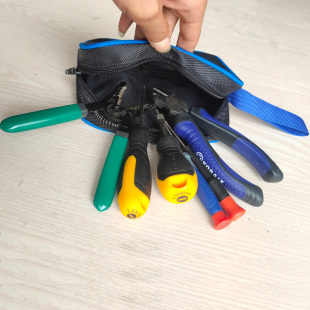 便携工具包多功能网络修理工具收纳包小号售后螺丝刀手拿包手提包