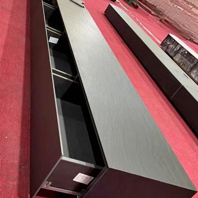 意式极简岩板电视柜落地新款地台客厅家用地柜黑圆角电视机柜定制
