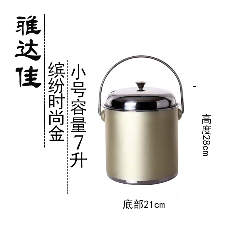 茶桶茶渣桶带盖小号茶叶废水桶不锈钢茶水桶茶渣桶功夫茶具配件桶