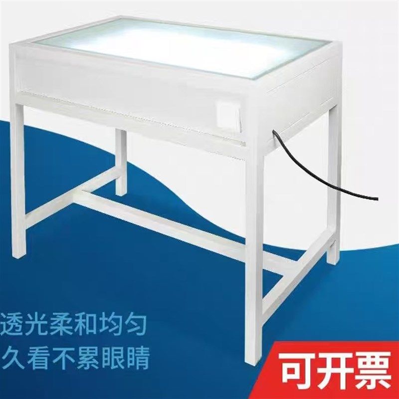 不锈钢菲林检测透光台钢制烤漆透反光工作台灯检不锈钢台灯光桌子