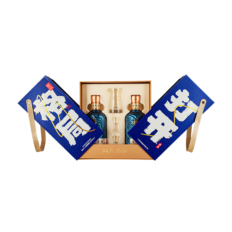 【格局打开】丹泉51度洞天酒海 观海酒500mL*2瓶酱香白酒送礼礼盒