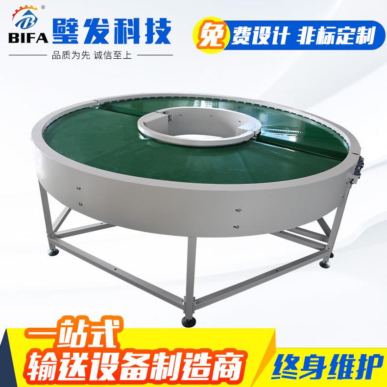 厂家供应180度转弯机拐角输送带车间循环传送带仓储物流传送线
