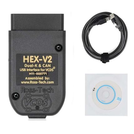 HEXV2 VAG V23.11 24.5版本 多语言可备注语言 盒装备注 VCDS